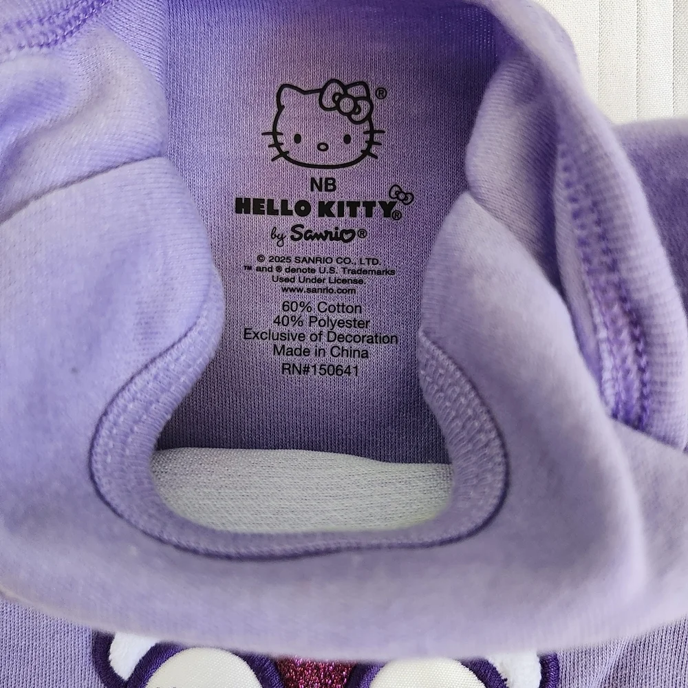 Hello Kitty Lavender Baby Outfit